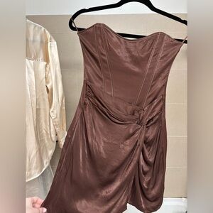 Zara brown Mini dress